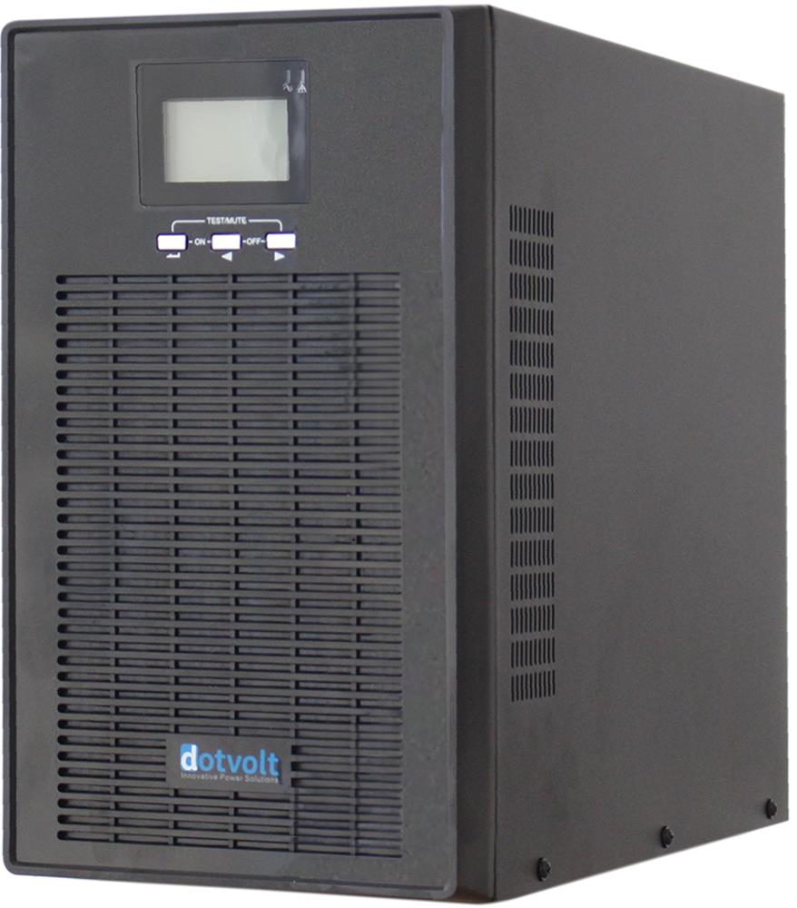 DOTVOLT VOLT MN PLUS 3 KVA 1-1 ONLINE UPS-6 X 12V 7AH PF;1