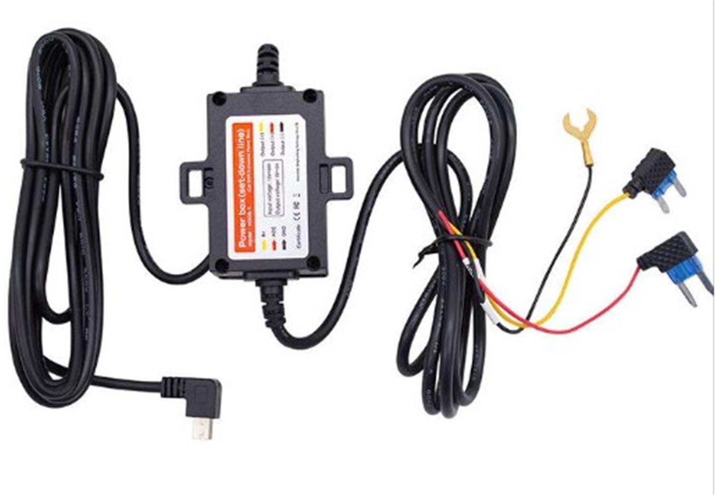 Hikvision AE-DF7351(MINI-K2)Güç Kablosu Araç İçi Kamerası Giriş Hattı 1,3 m, çıkış hattı 2,1 m kablo