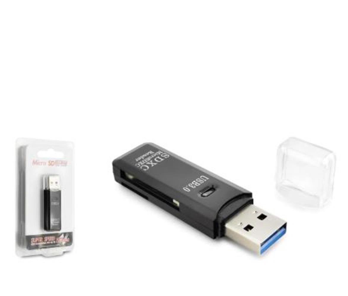 HADRON HDX7030 USB 3.0 Kart Okuyucu SD MicroSD 5 Gbps Siyah