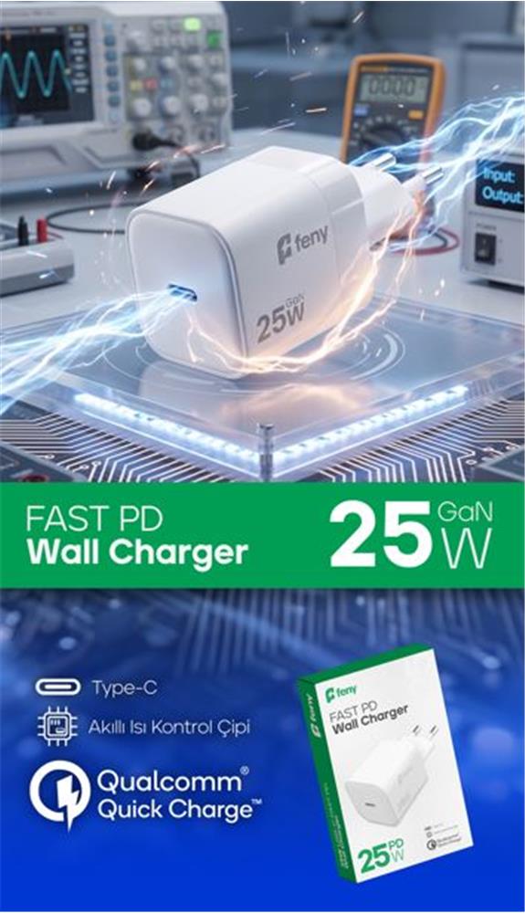 Feny FN-C25 25W Şarj Adaptörü