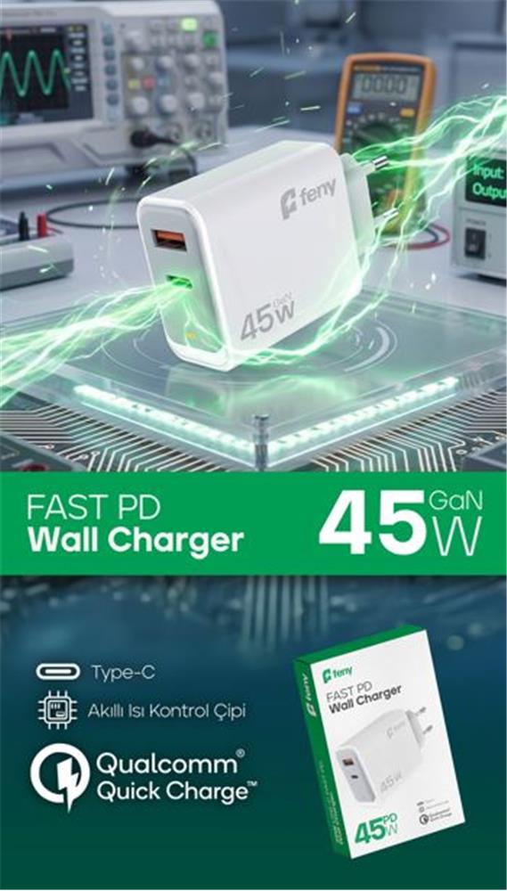 Feny FN-C45 AC Şarj Adaptörü