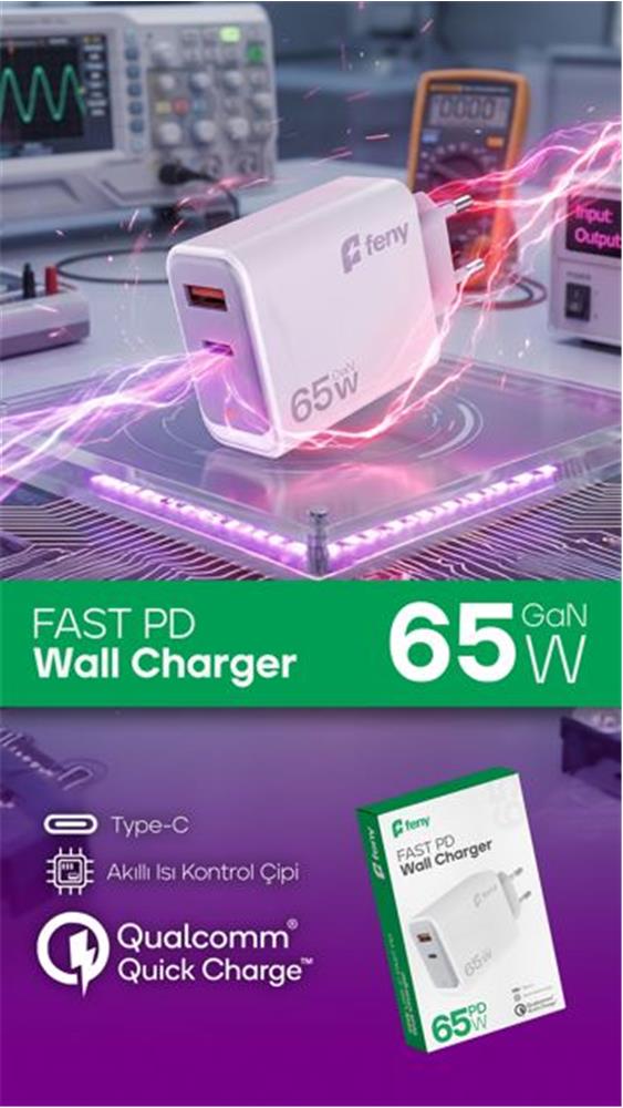 Feny FN-C65 65W AC Şarj Adaptörü