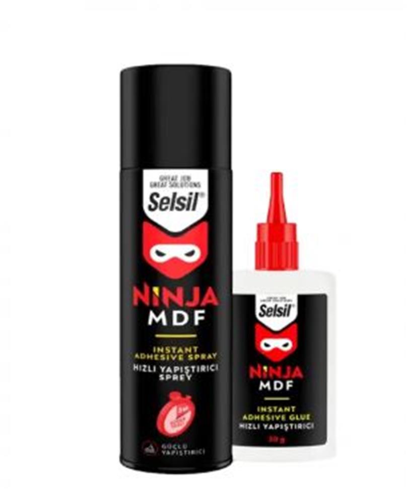 Selsil 200ml  50gr Hızlı Yapıştırıcı Ninja Mdf 