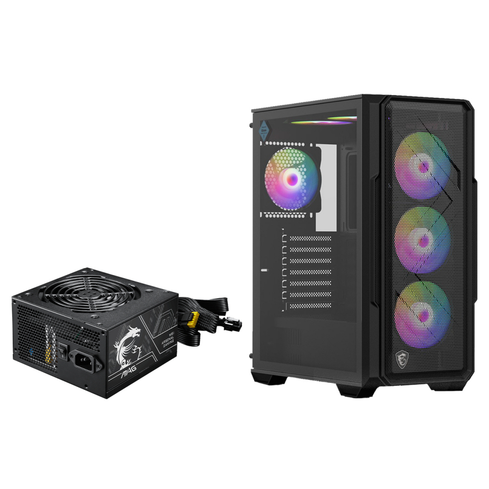 MSI MAG FORGE 151A B75 RGB 750W 80+ Bronz ATX Mid Tower Kasa
