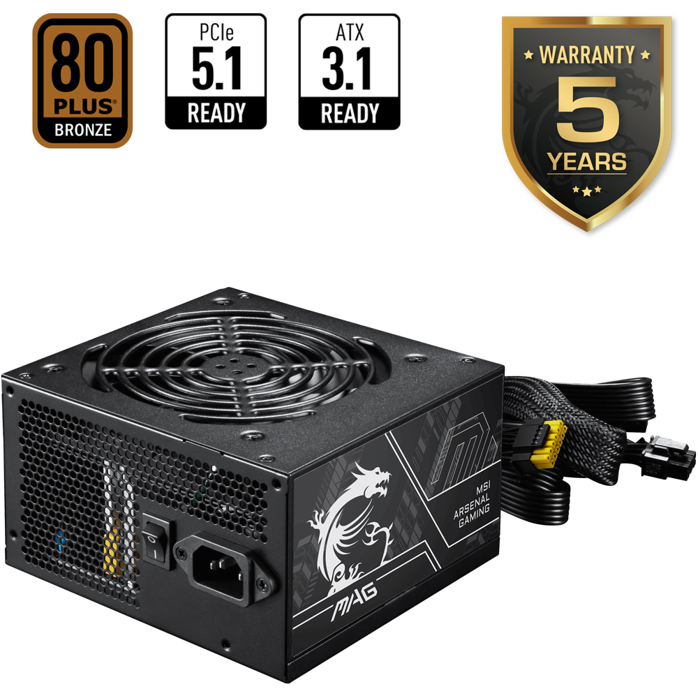 MSI MAG A650BN II 650W 80+ Bronze Güç Kaynağı