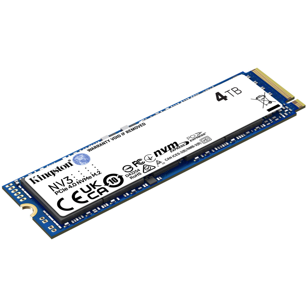 Kingston 4TB NV3 Gen4x4 NVMe SSD SNV3S/4000G