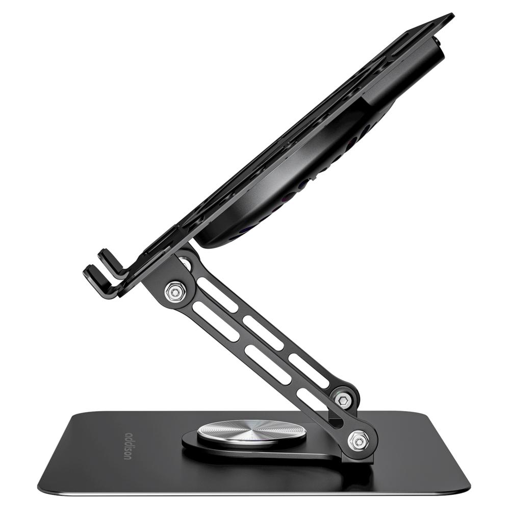 Addison AD-RC36 Steely 360 Derece RGB Fanlı Ayarlanabilir Metal Laptop Stand