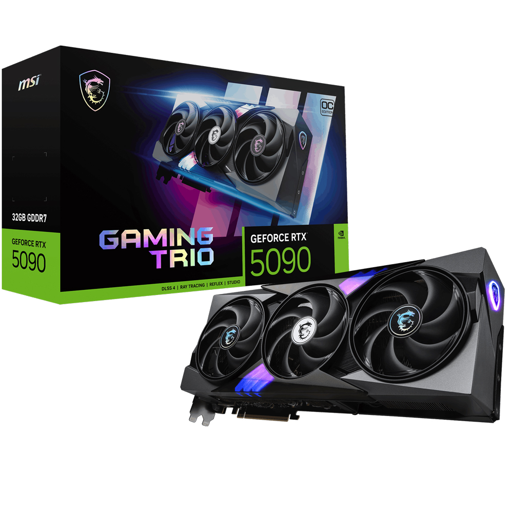MSI VGA GEFORCE RTX 5090 32G GAMING TRIO OC 32GB GDRR7 512B DX12