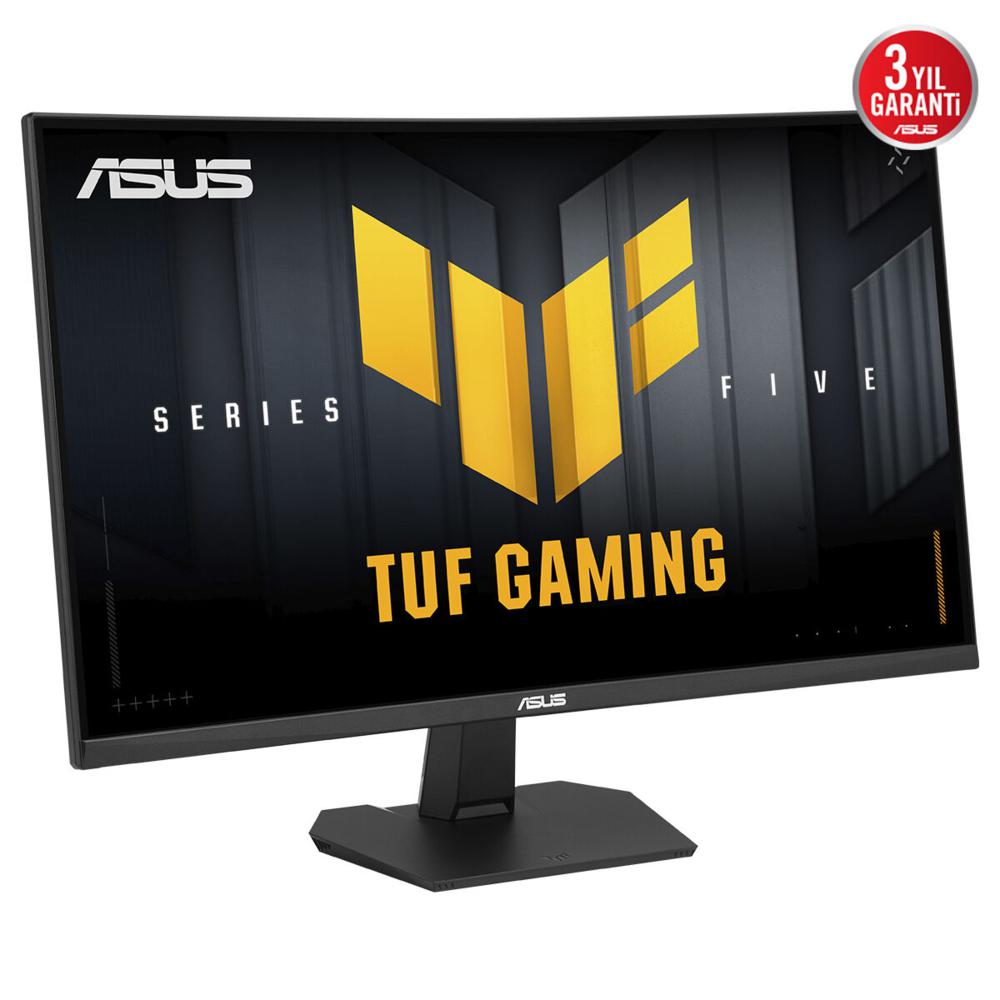 Asus 27" TUF Gaming VG27VQM5F Curved Gaming Monitör 0.5ms Siyah