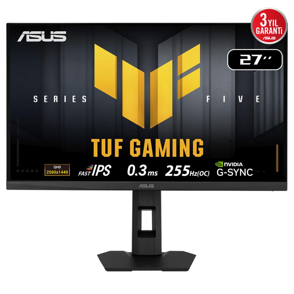 Asus 27" TUF Gaming VG27AQMEL5F IPS Gaming Monitör 0.3ms Siyah