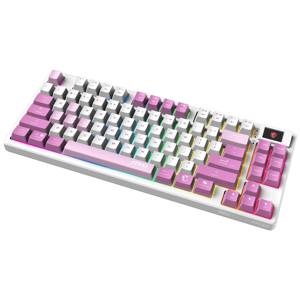 MSI GG FORGE GK600 TKL W VIOLET TR MEKANİK GAMING KLAVYE