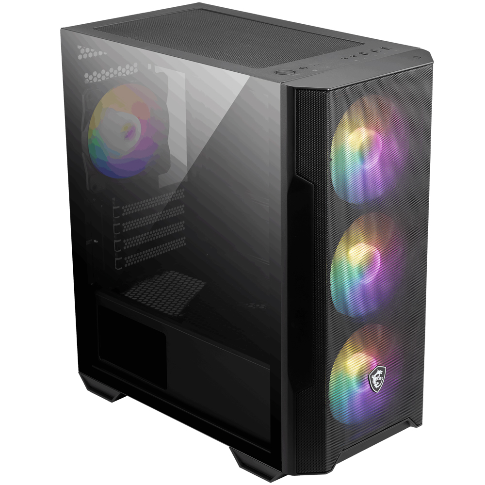 MSI MAG FORGE M100R ARGB Micro ATX Mini Tower Kasa PSU YOK