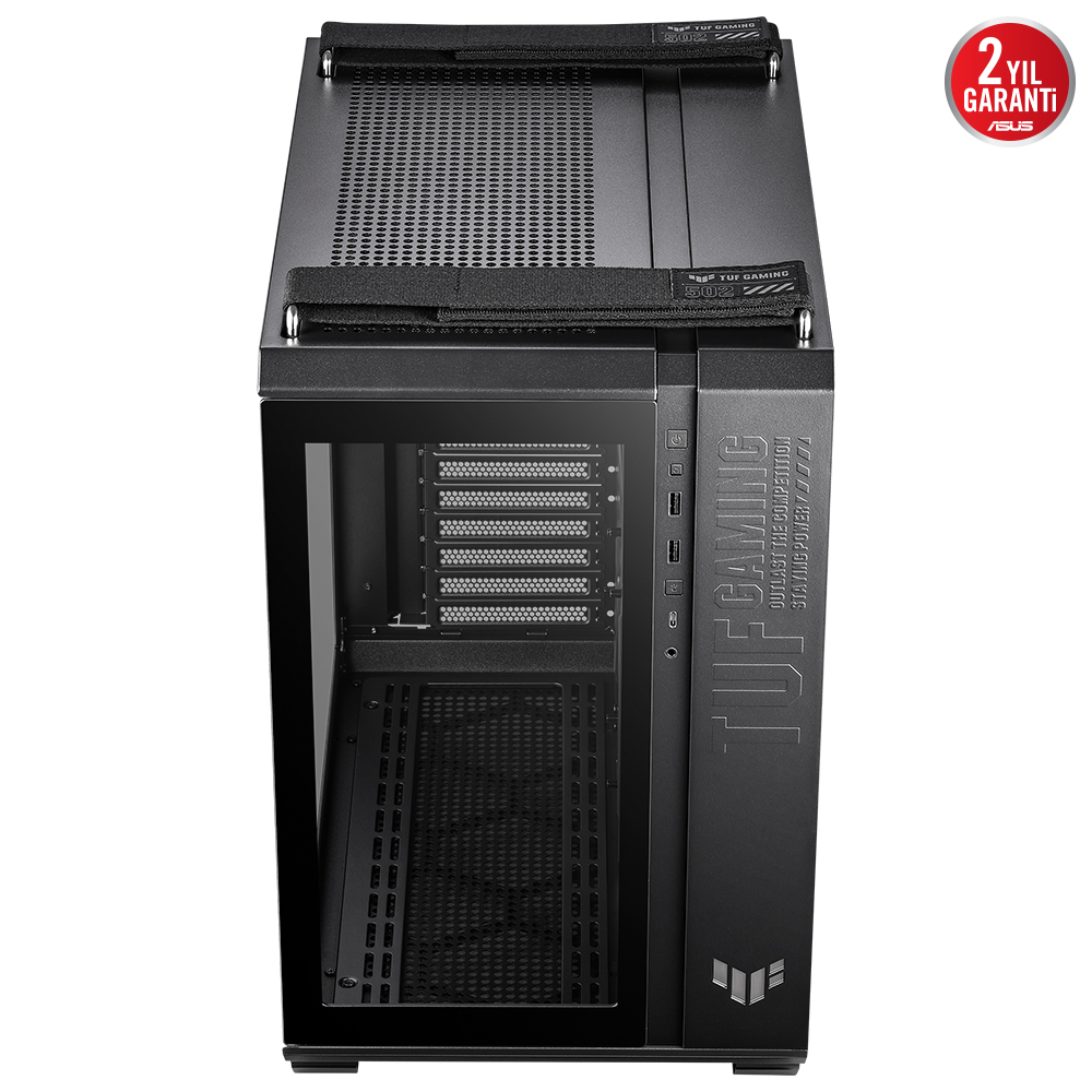 Asus TUF GAMING GT502 PLUS Siyah Panaromik Temperli Cam ATX Mid Tower Fanlı Kasa