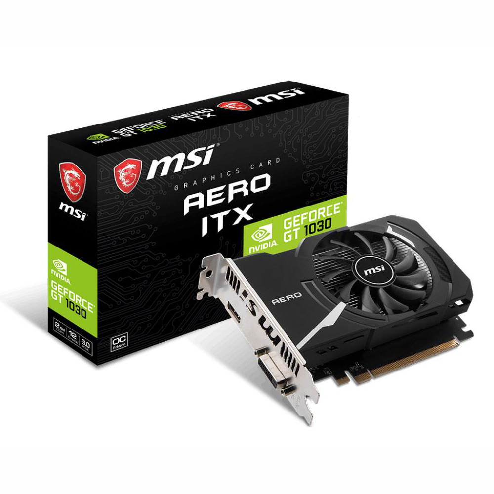 MSI GT 1030 AERO ITX 2GD4 OC 2G GDDR4 64B
