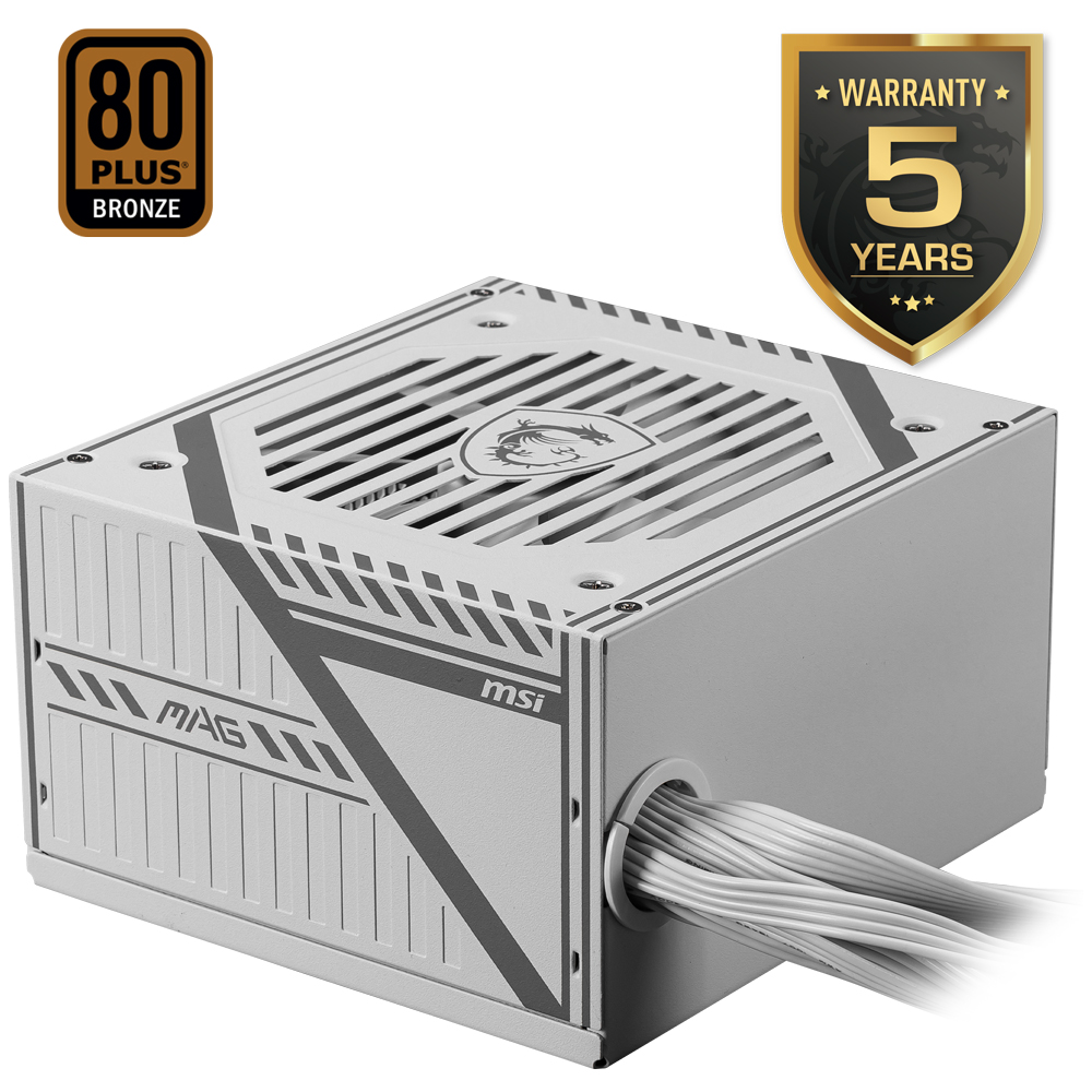 MSI MAG A650BNL Beyaz 650W 80+ Bronze Güç Kaynağı