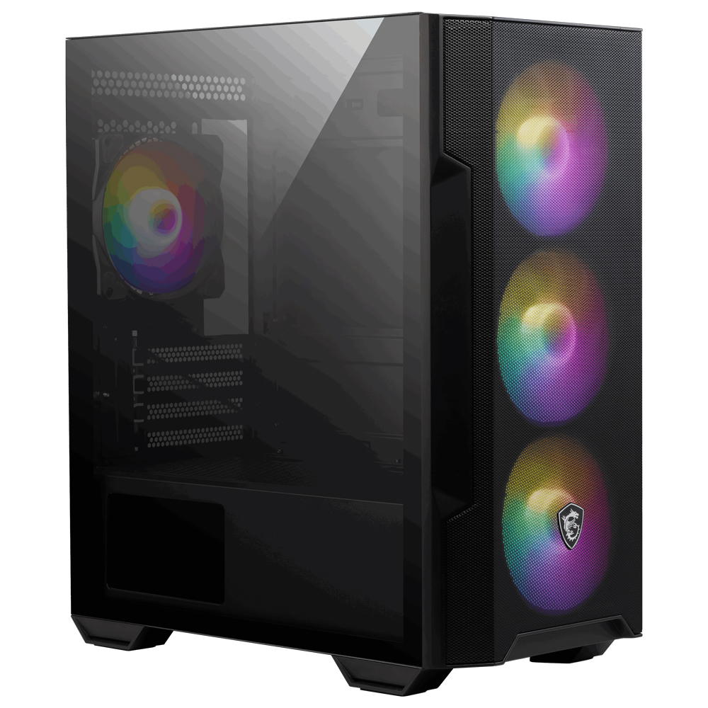 MSI MAG FORGE M100R ARGB Micro ATX Mini Tower Kasa PSU YOK