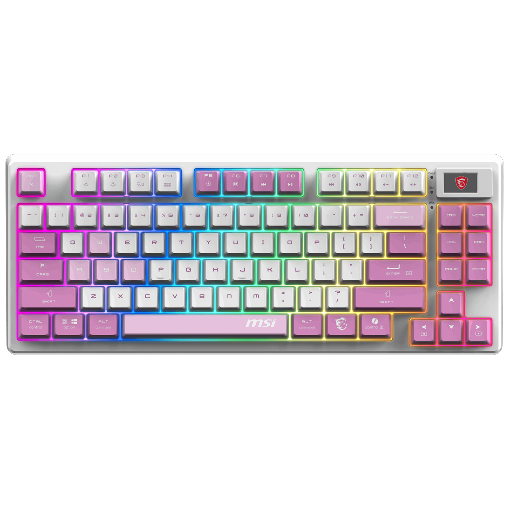 MSI GG FORGE GK600 TKL W VIOLET TR MEKANİK GAMING KLAVYE