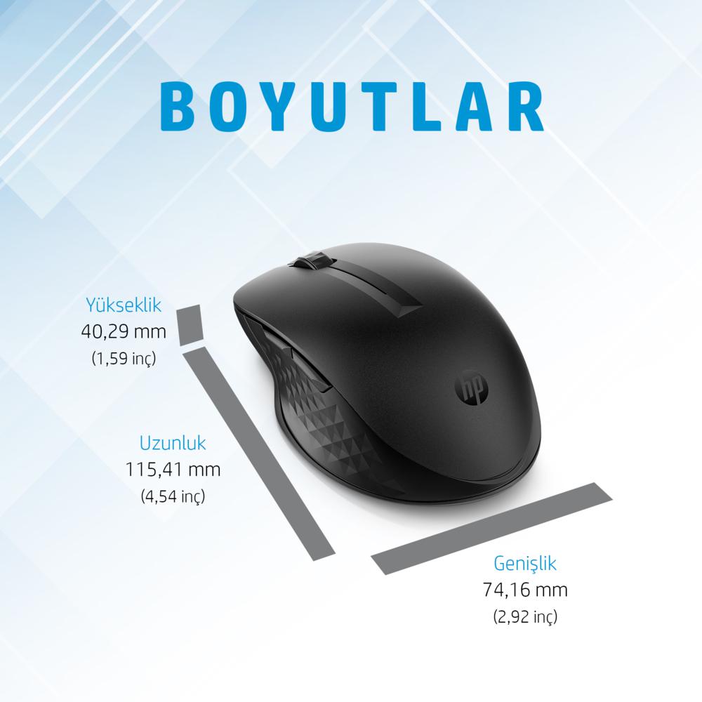 HP 435 3B4Q5UT Multi-Device Wireless Mouse Siyah