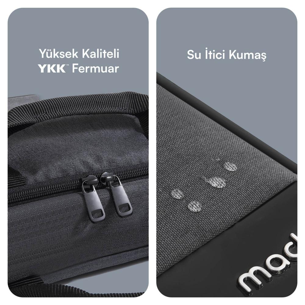 MACK MCE-1101 15.6" UNICITY Eco Notebook Çantası Siyah