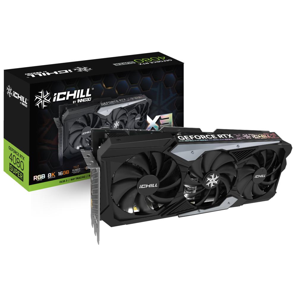 Inno3D RTX4080 SUPER ICHILL x3 16GB 256Bit GDDR6X