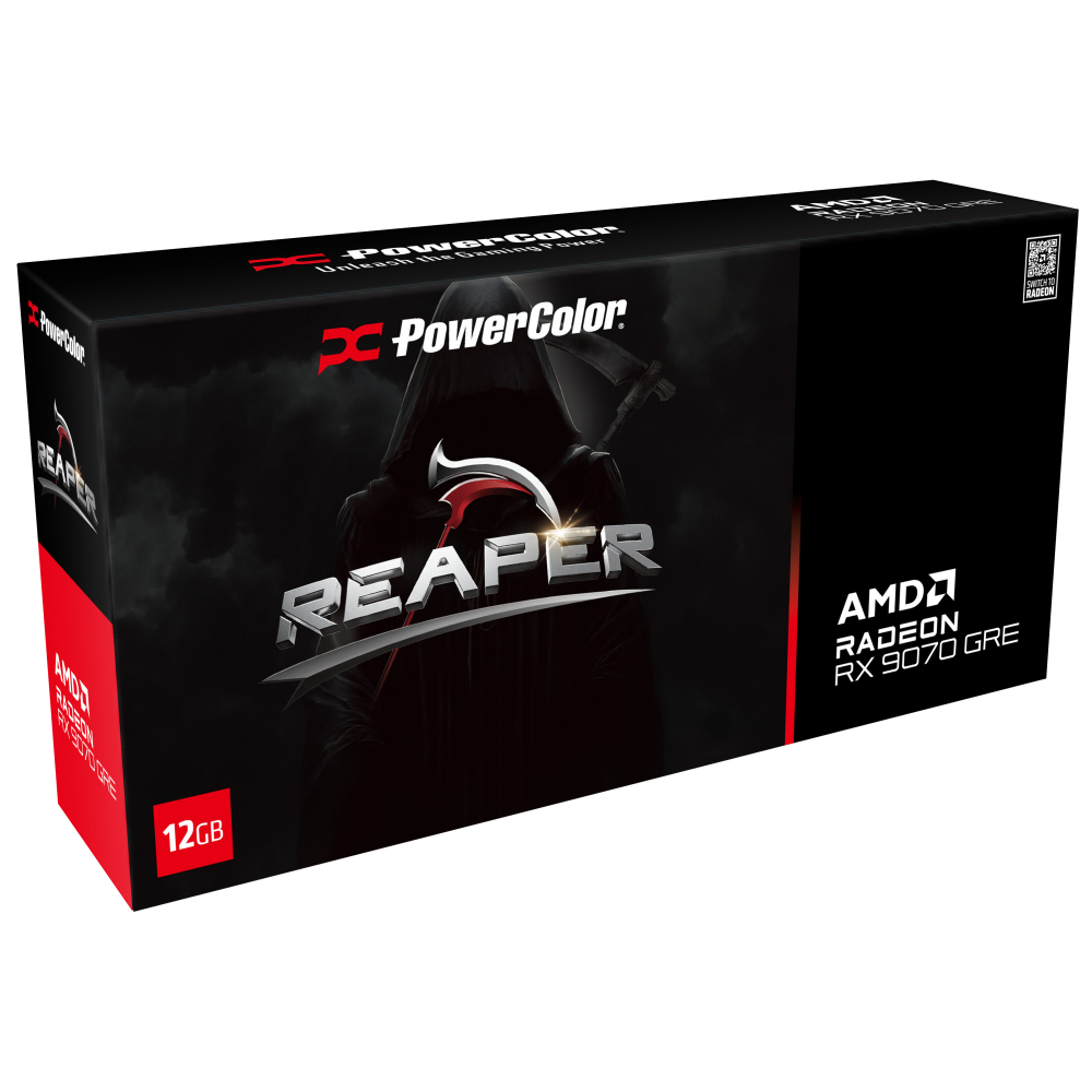 PowerColor Reaper RX9070GRE 12G-A 12GB 192Bit GDDR6