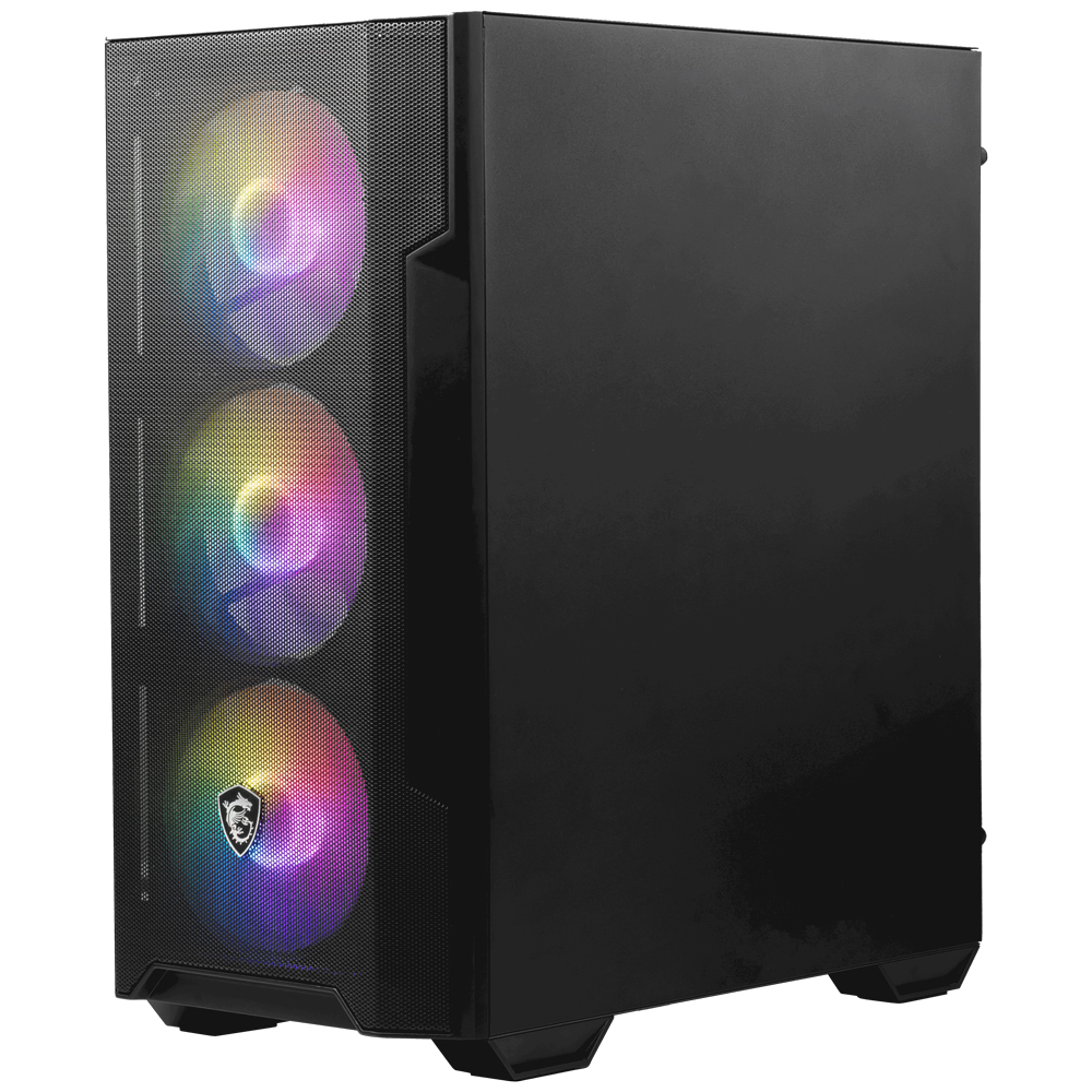 MSI MAG FORGE M100R ARGB Micro ATX Mini Tower Kasa PSU YOK
