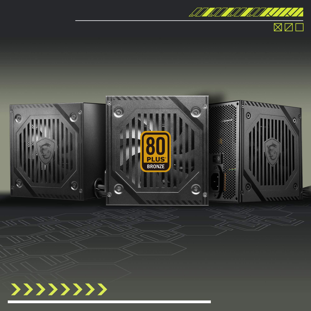 MSI MAG A650BNL Siyah 650W 80+ Bronze Güç Kaynağı