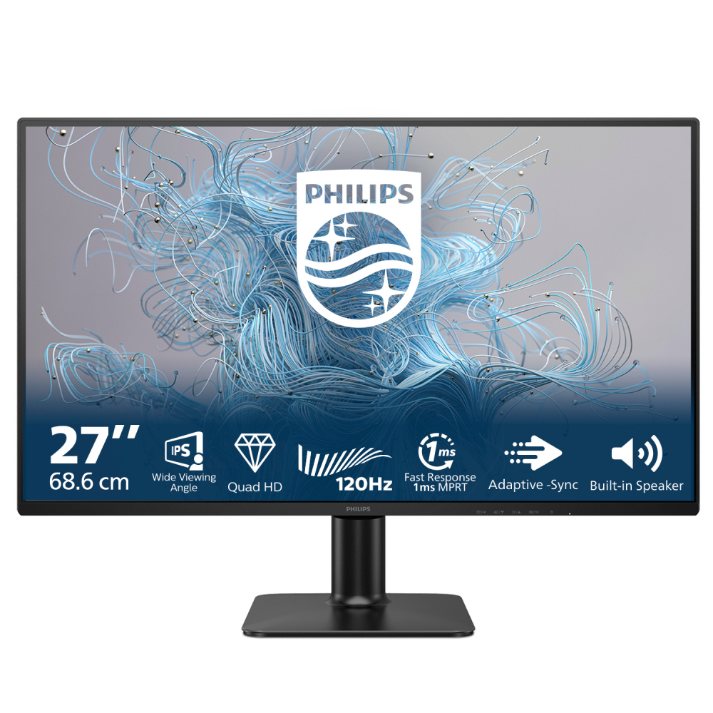 Philips 27" 27E2N2500/01 IPS 2K Monitör Siyah 1ms