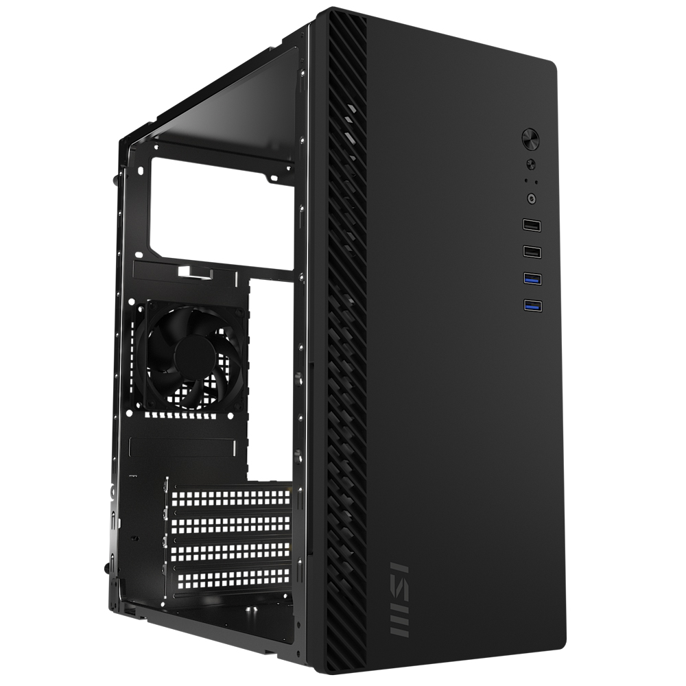 MSI PRO SHIELD M100P Mid Tower Kasa PSU YOK