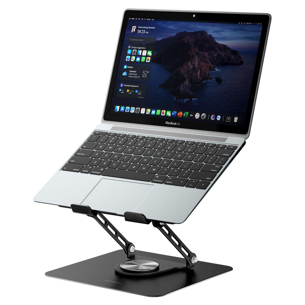 Addison AD-RC36 Steely 360 Derece RGB Fanlı Ayarlanabilir Metal Laptop Stand