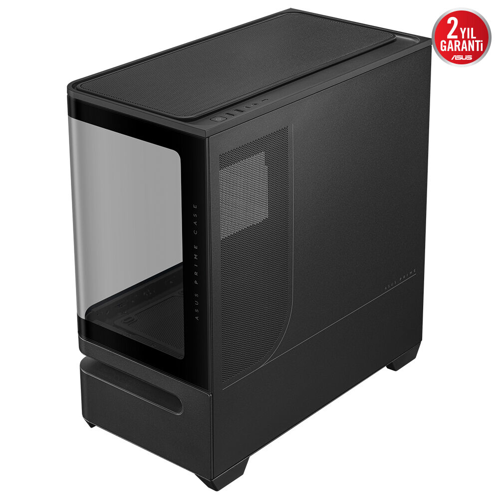 Asus PRIME AP202 Siyah Temperli Cam mATX Mini Tower Fanlı ARGB Kasa