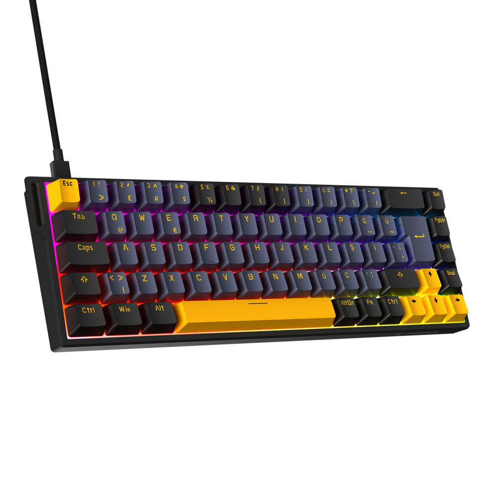 Rampage Kaisel Gasket Manyetik RGB Rapid Trigger Oyuncu Klavyesi