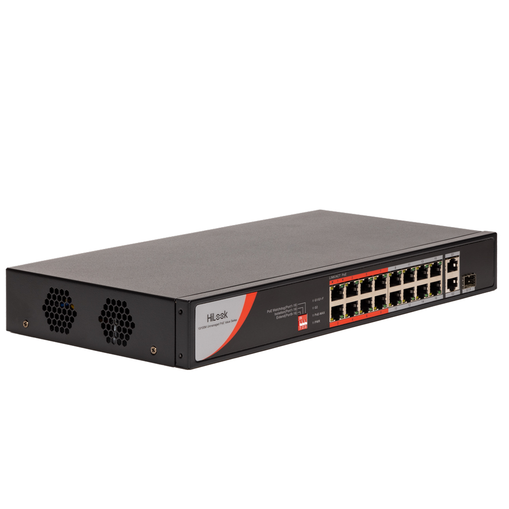 HiLook NS-0326P-230(C) 24Port 10/100 PoE+1x10/100/1000 RJ45+1xSFP Switch