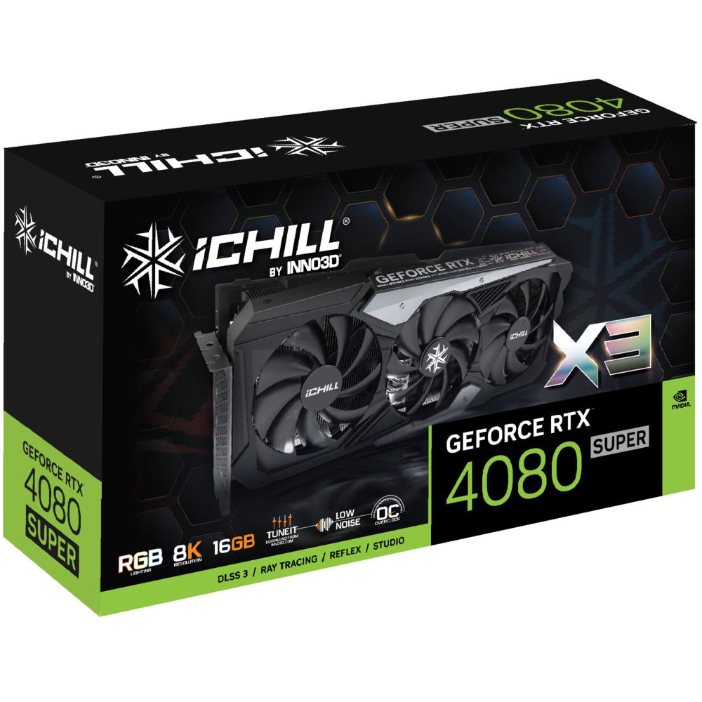 Inno3D RTX4080 SUPER ICHILL x3 16GB 256Bit GDDR6X