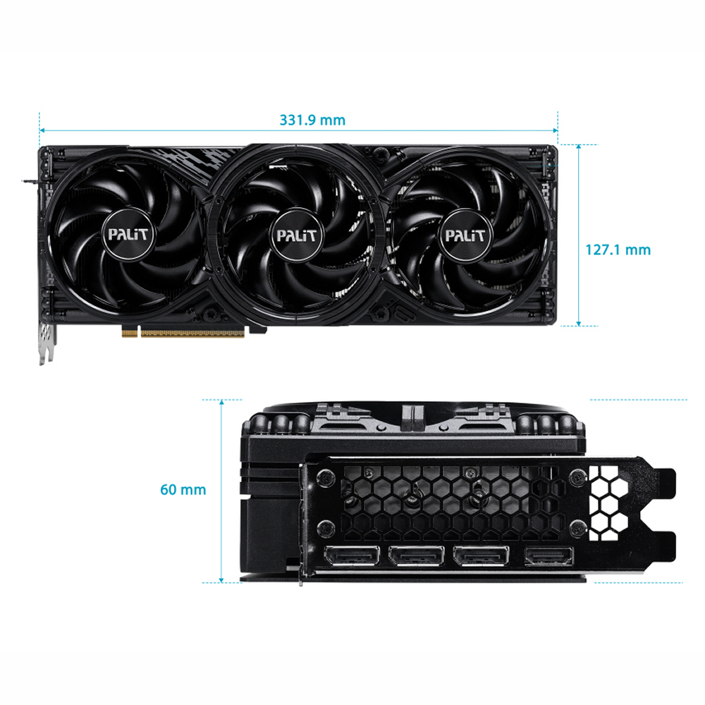 Palit RTX5080 GAMINGPRO OC 16GB 256Bit GDDR7