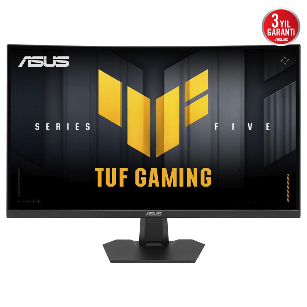 Asus 27" TUF Gaming VG27VQM5F Curved Gaming Monitör 0.5ms Siyah