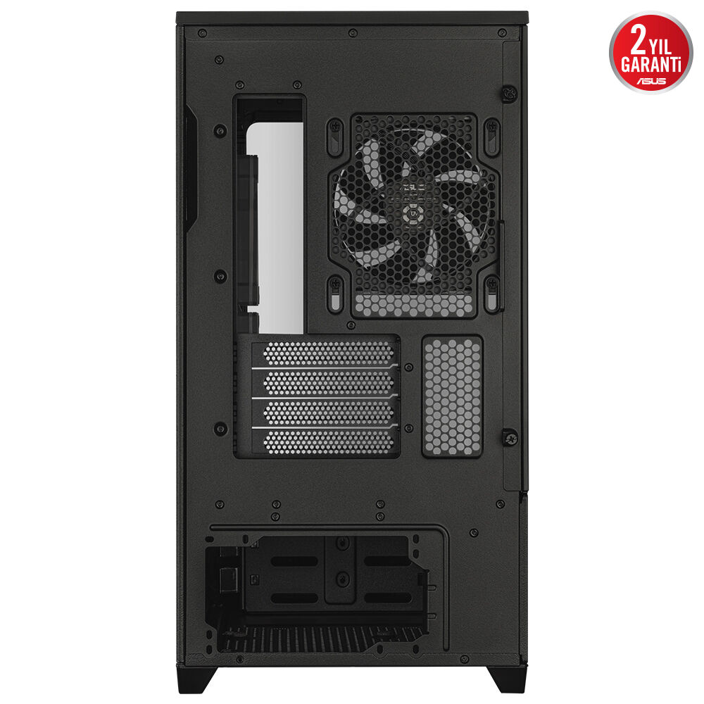 Asus PRIME AP202 Siyah Temperli Cam mATX Mini Tower Fanlı ARGB Kasa