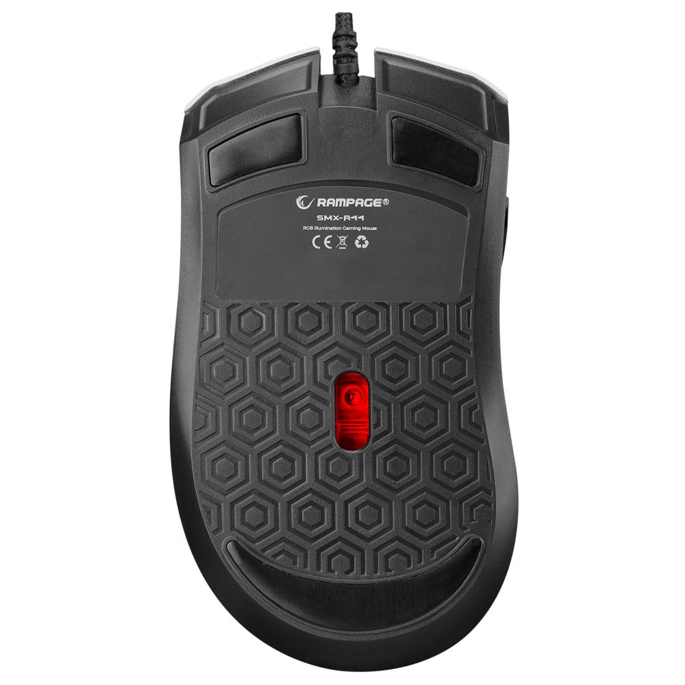 Rampage SMX-R44 V2 Makrolu RGB Ledli Kablolu Beyaz Gaming Oyuncu Mouse