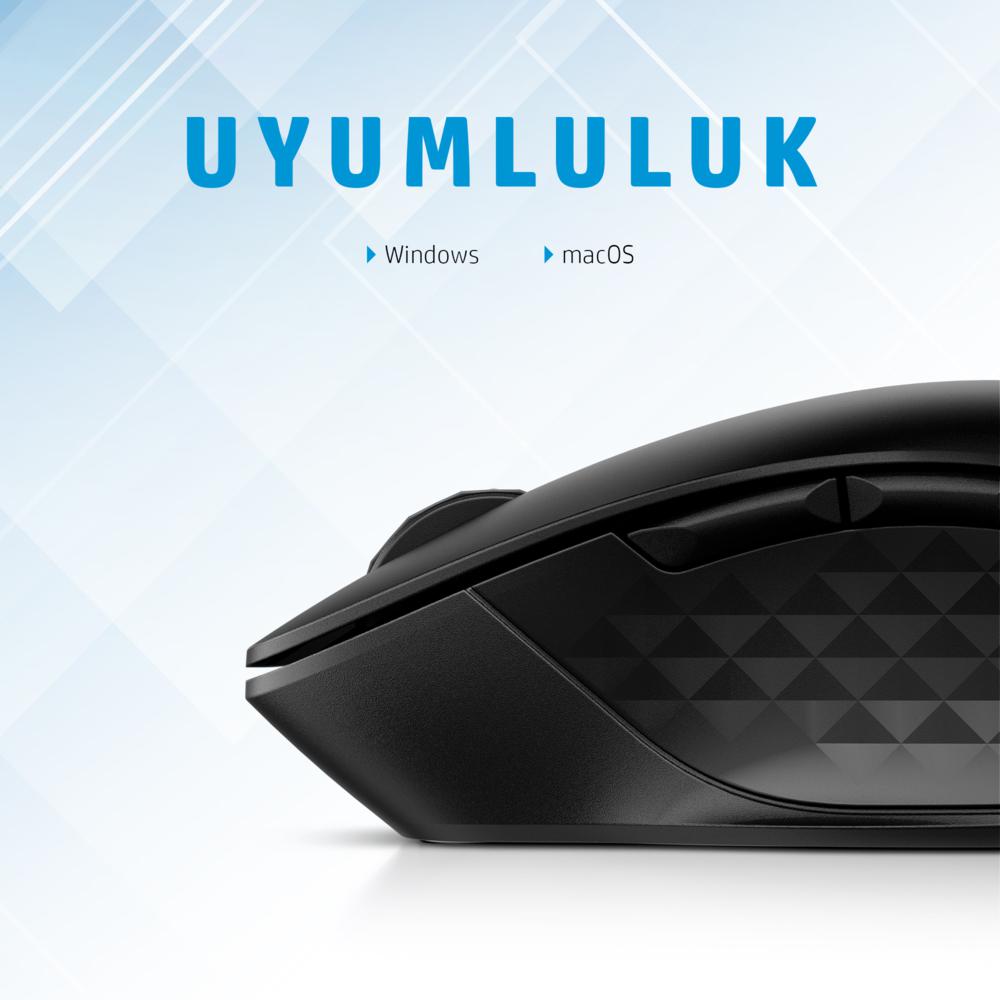 HP 435 3B4Q5UT Multi-Device Wireless Mouse Siyah