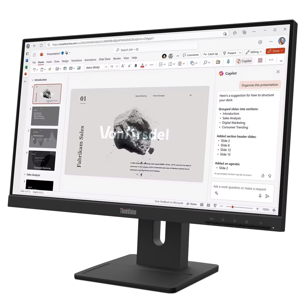 Lenovo E22-40 64C9MAR6TK 21.5" Pivot Monitör 6ms 100Hz