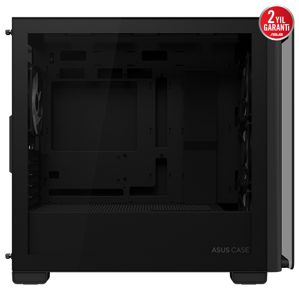 Asus A23 PLUS Siyah Temperli Cam mATX Mid Tower Fanlı ARGB Kasa