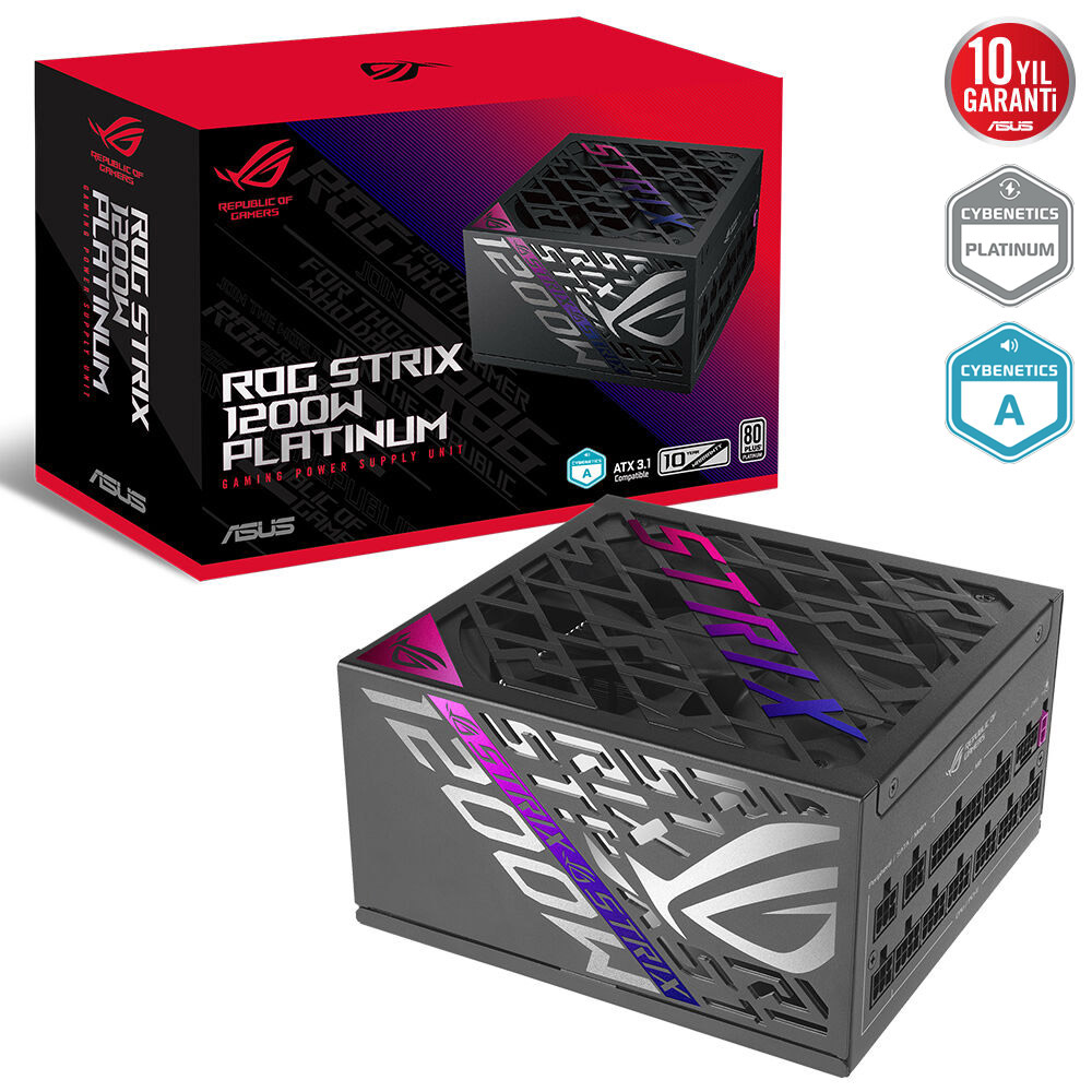 Asus ROG-STRIX-1200P-GAMING 1200W 80+ Platinum Güç Kaynağı