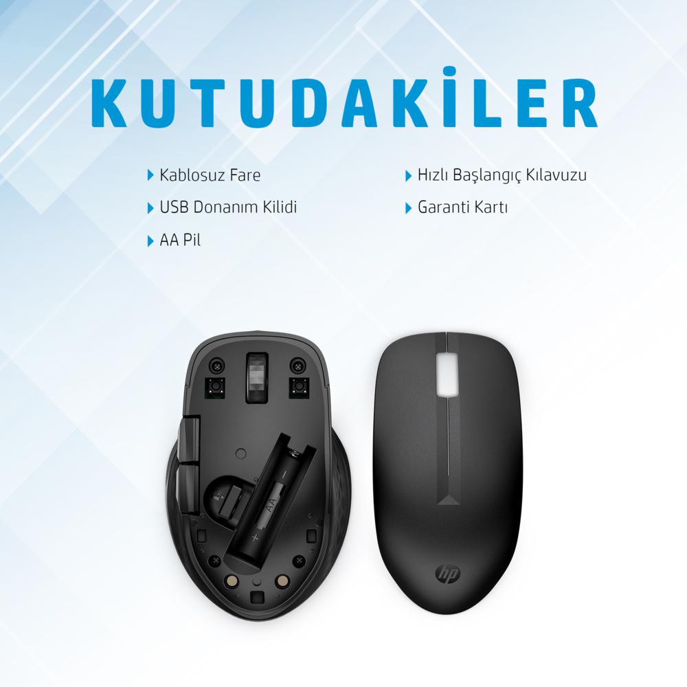 HP 435 3B4Q5UT Multi-Device Wireless Mouse Siyah