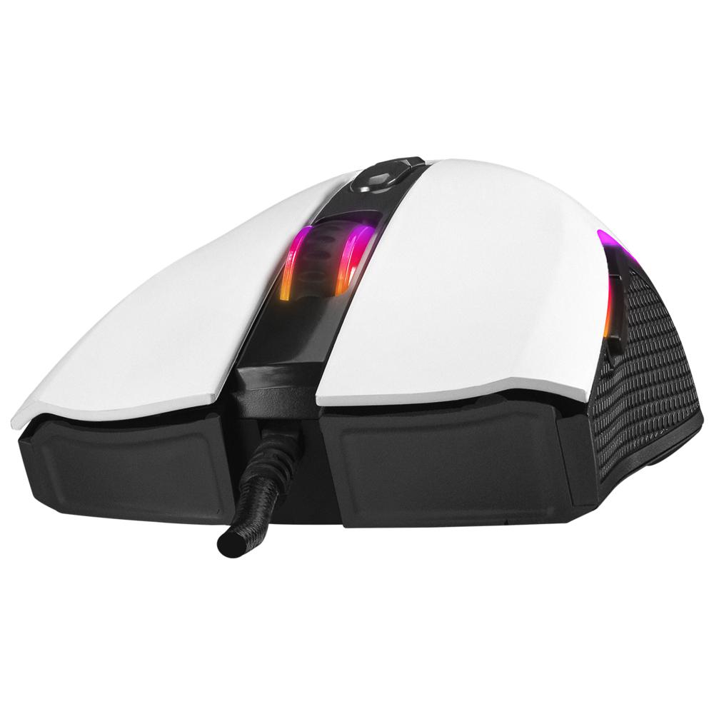 Rampage SMX-R44 V2 Makrolu RGB Ledli Kablolu Beyaz Gaming Oyuncu Mouse