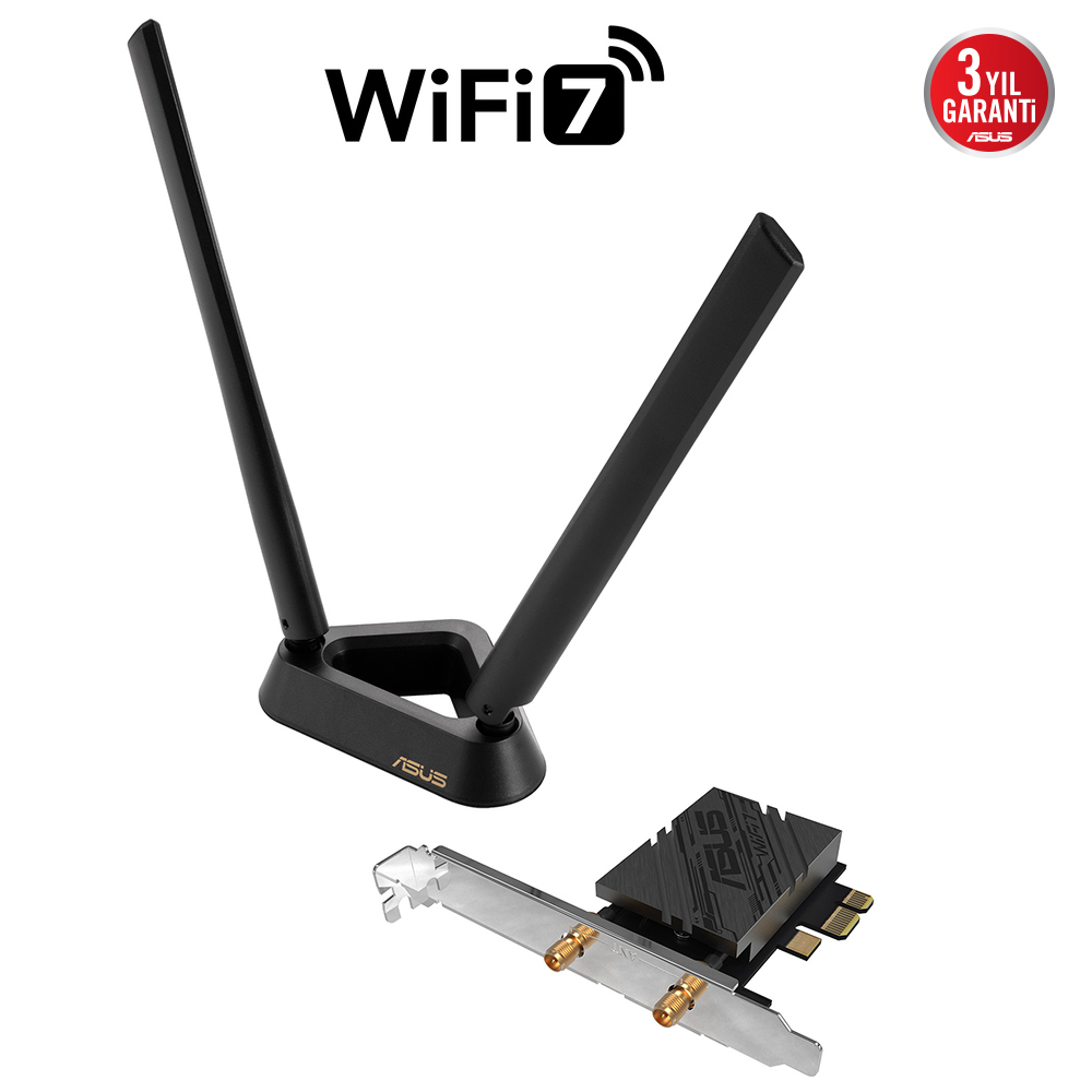 ASUS PCE-BE92BT WiFi 7 Bluetooth 5.4 PCIe Adaptör