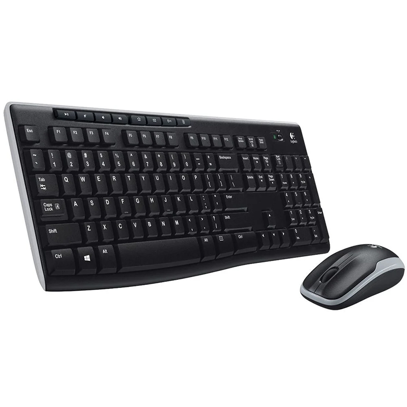 Logitech MK270 Kablosuz Klavye Set Mm Q Tr Siyah