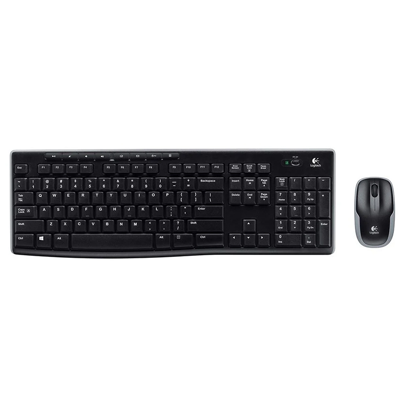 Logitech MK270 Kablosuz Klavye Set Mm Q Tr Siyah