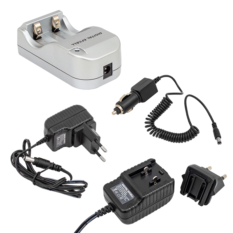 Digital Efcell 123A - 16340 - 17335 2’Li Ev Ve Araç Pil Şarj Cihazı
