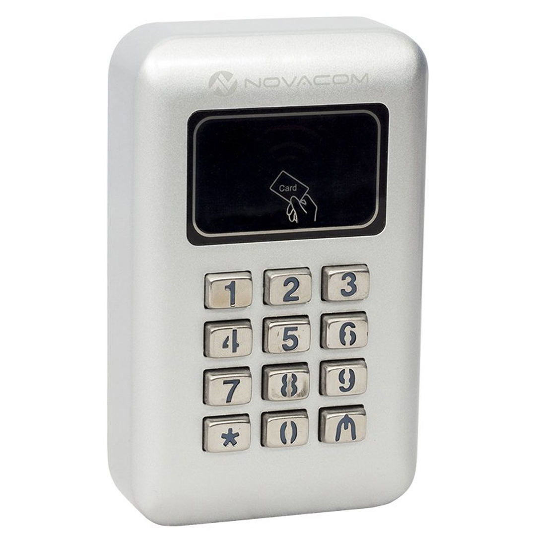 Novacom NC-MS03WP RFID - Şifrematik Kart Okuyucu Otomatik Kapı Kilit Sistemi (Pin - Proximity)