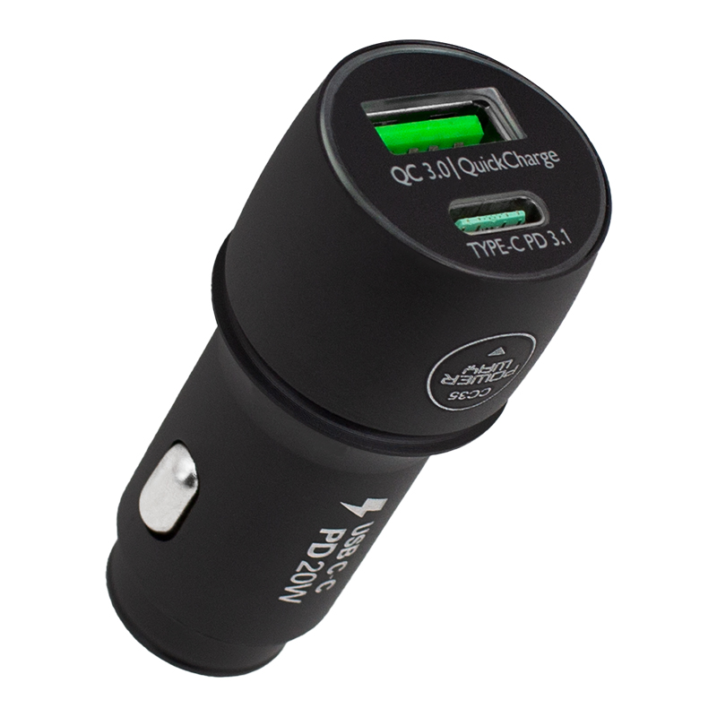 Powerway CC35 Yeni Nesil USB-C (İphone To Type-C) Araç Şarj Seti (PD18W)